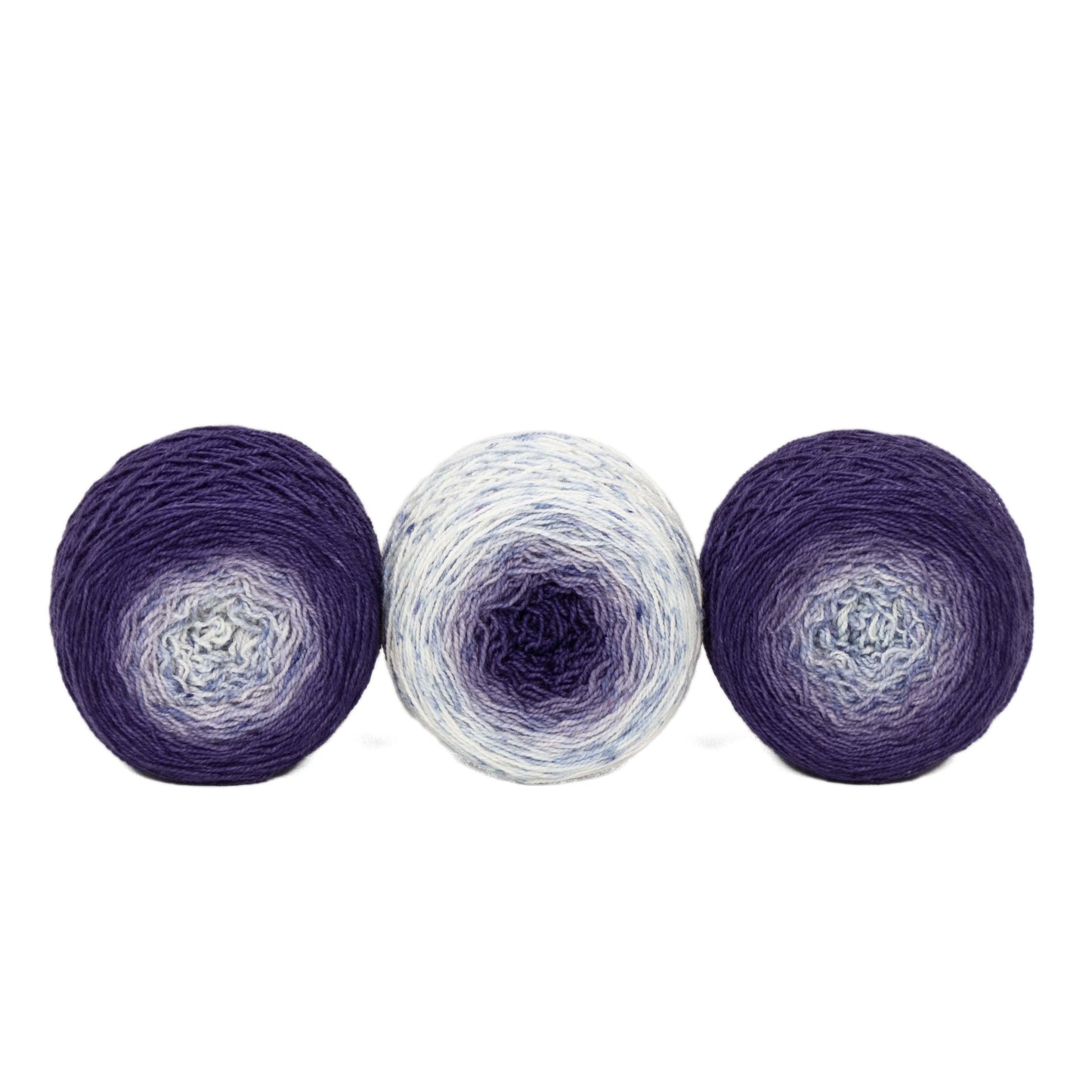 Full " Introspection " - Llark SW BFL/Nylon Speckle Gradient Fingering Weight Yarn 100g Skein