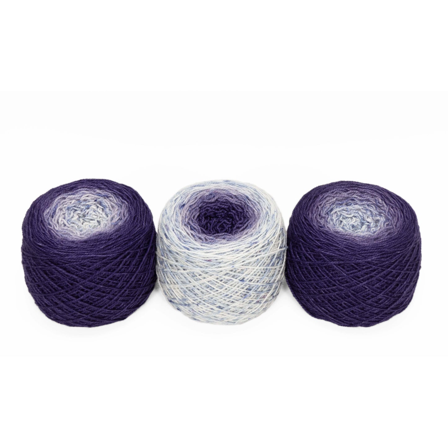 Full " Introspection " - Llark SW BFL/Nylon Speckle Gradient Fingering Weight Yarn 100g Skein