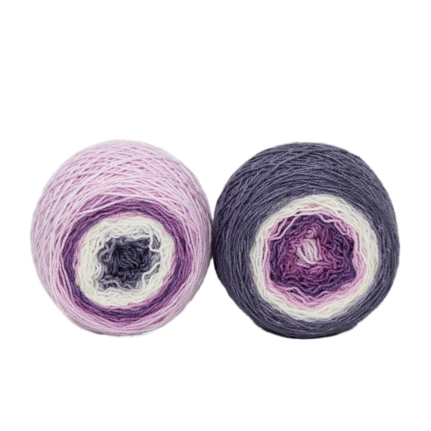 Full " Geode " - Lleap SW Merino/Nylon Handpainted Gradient Fingering Weight Yarn 100g Skein