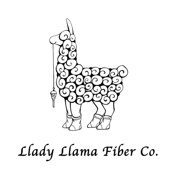 Llady Llama Fiber Co. logo