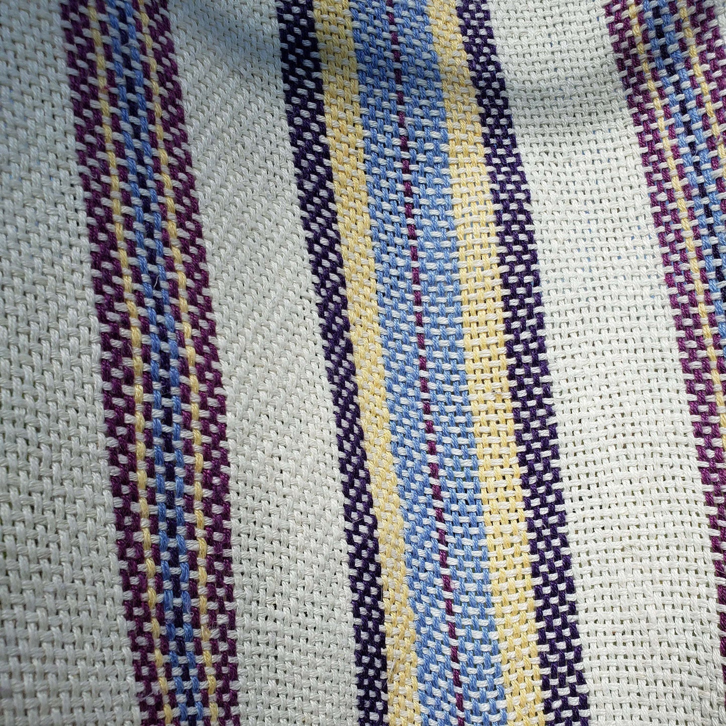 Llongevity 100% Hemp Tea Towel - Spring Plaid - Hand Dyed Handwoven