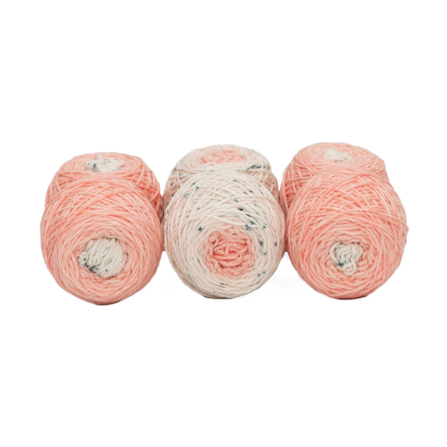 Heart's Center AU - Llively Shorty Sock Twins - Hand Dyed Speckle Gradient Sock Yarn Set