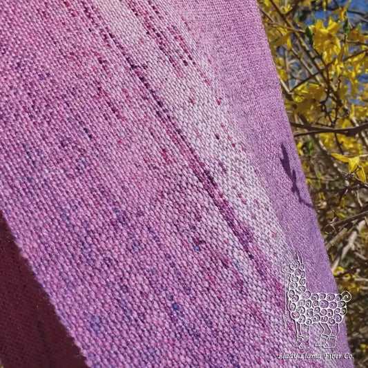 Princess of Punk Rock & Evil Stepmother Gradient Speckle Scarf - Hand Dyed Handwoven Handspun SW Merino Wool/Bamboo/Nylon/SW BFL Wool