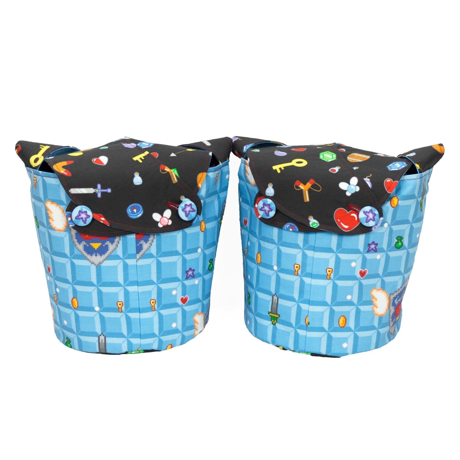 Link's World - Medium Llayover Knitting Tote / Knitting, Spinning, Crochet Project Bag