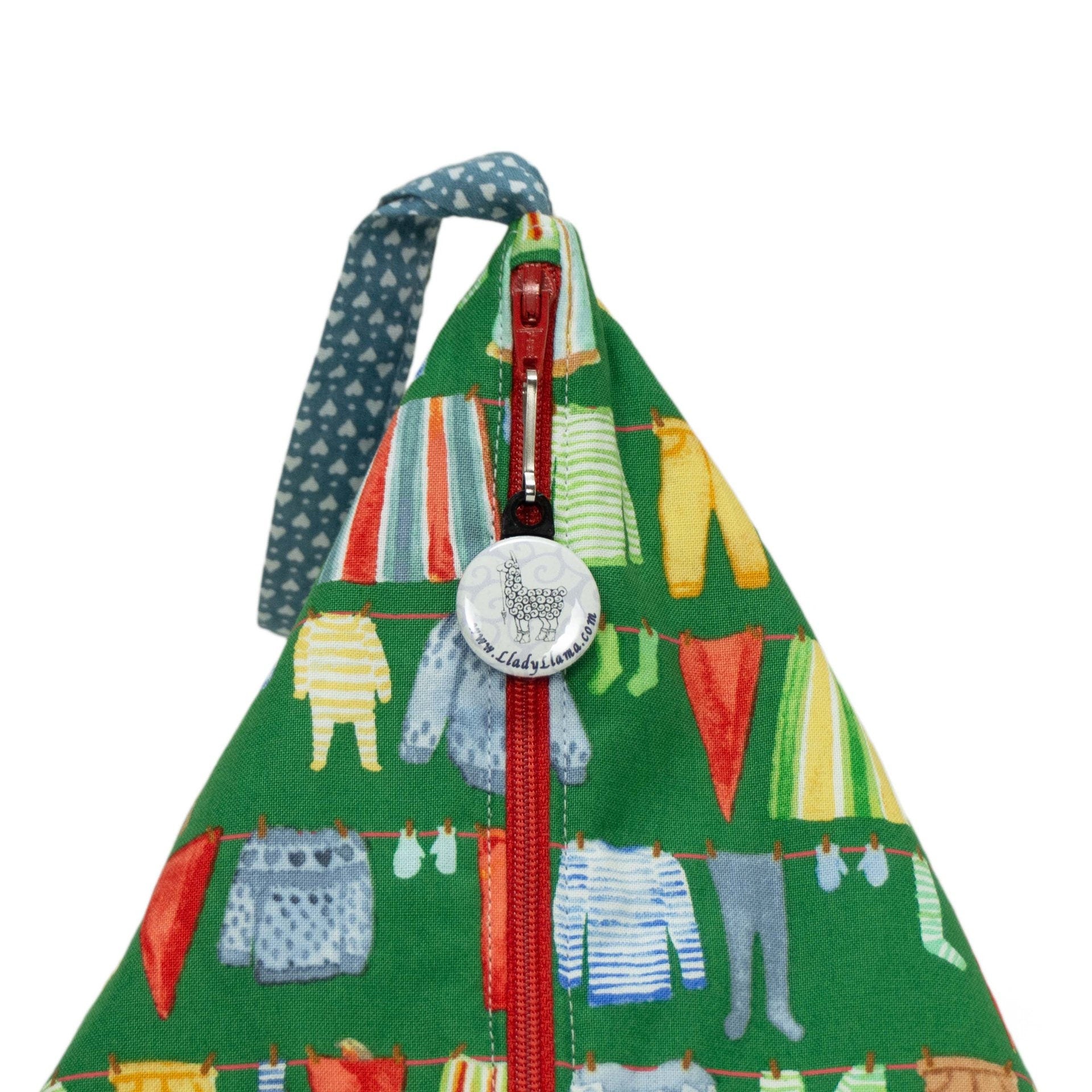 Gnome Laundry - Llexical Divided Sock Pouch - Knitting, Crochet, Spinning Project Bag