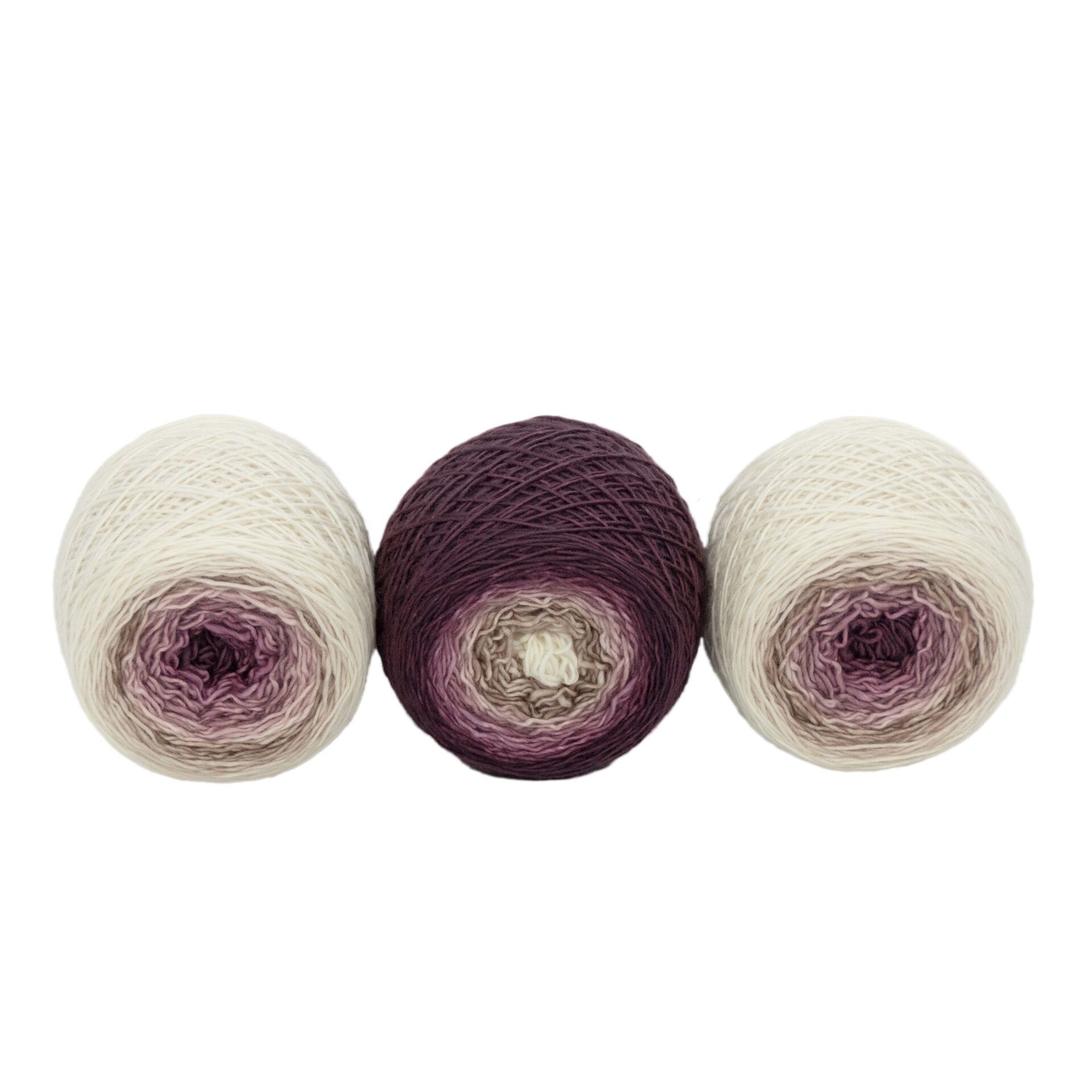 Full " Dried Roses " -Llift Handpainted Gradient Single Ply Fingering Weight Yarn