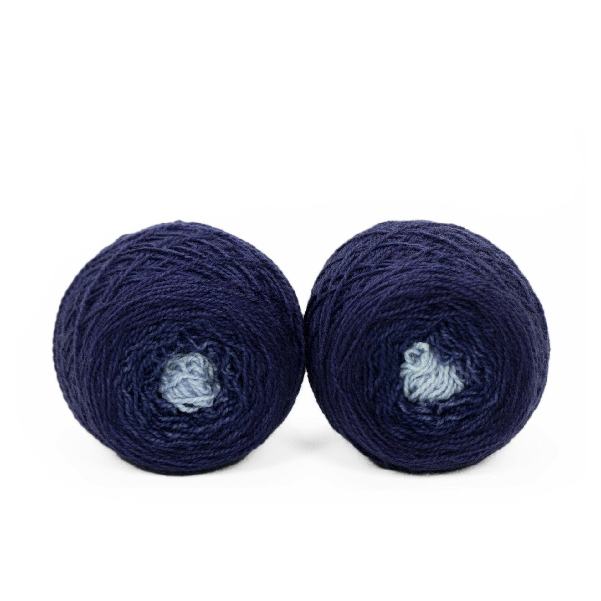 Blue Purple Gradient Set Sheepy Feet Merino Nylon Sock Yarn