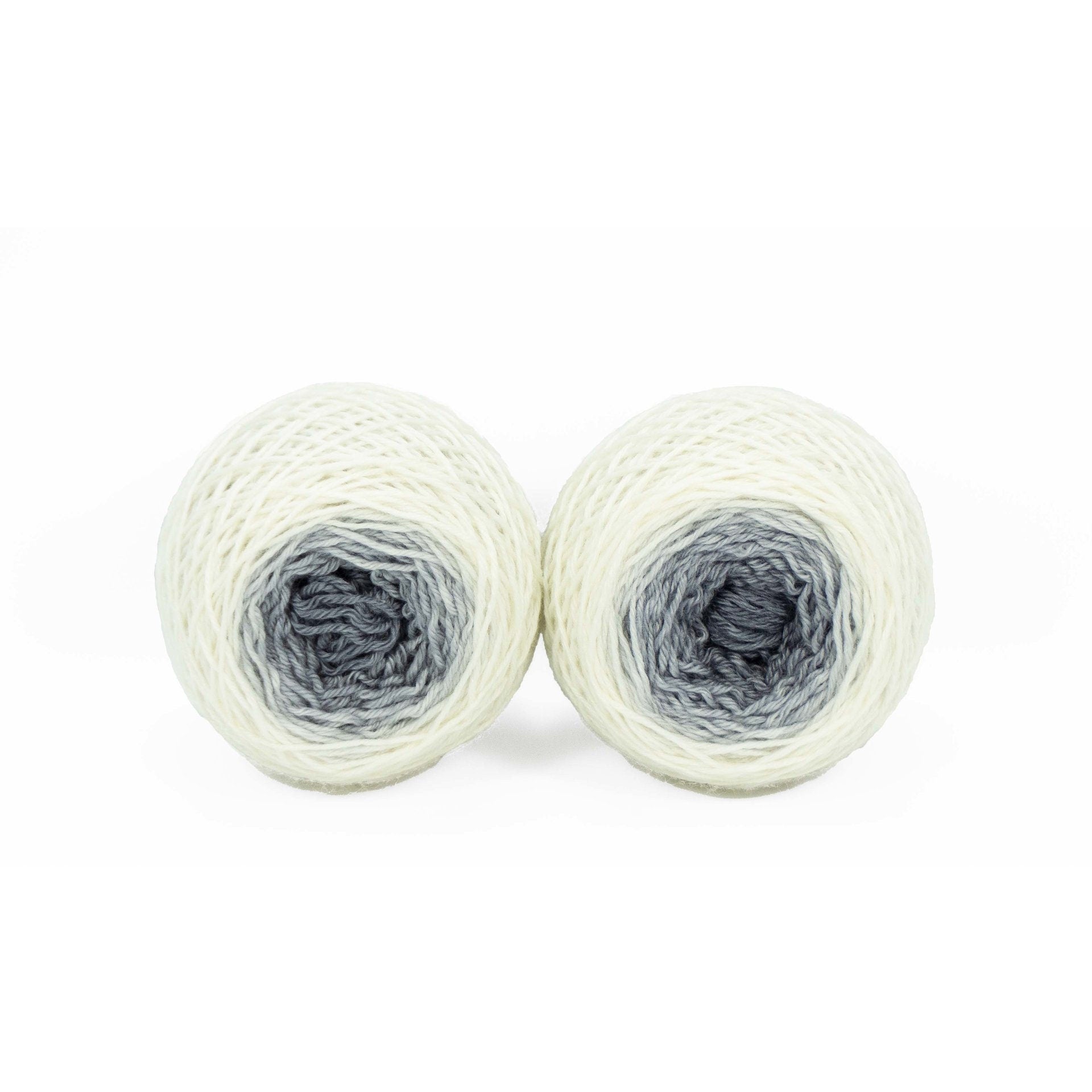 Sock Twins " Crone " - Lleaf SW Merino/Bamboo Handpainted Gradient Sock Yarn Set