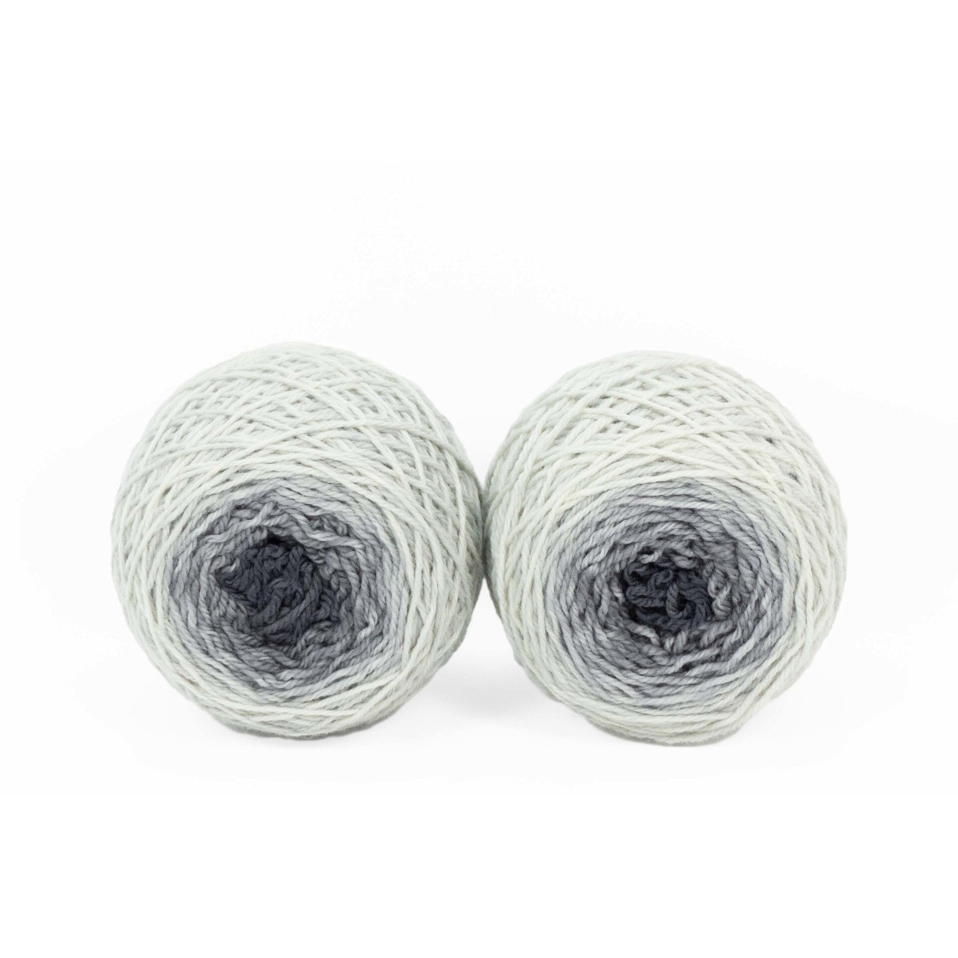 Sock Twins " Crone " - Llively SW Targhee Handpainted Gradient Sock Yarn Set