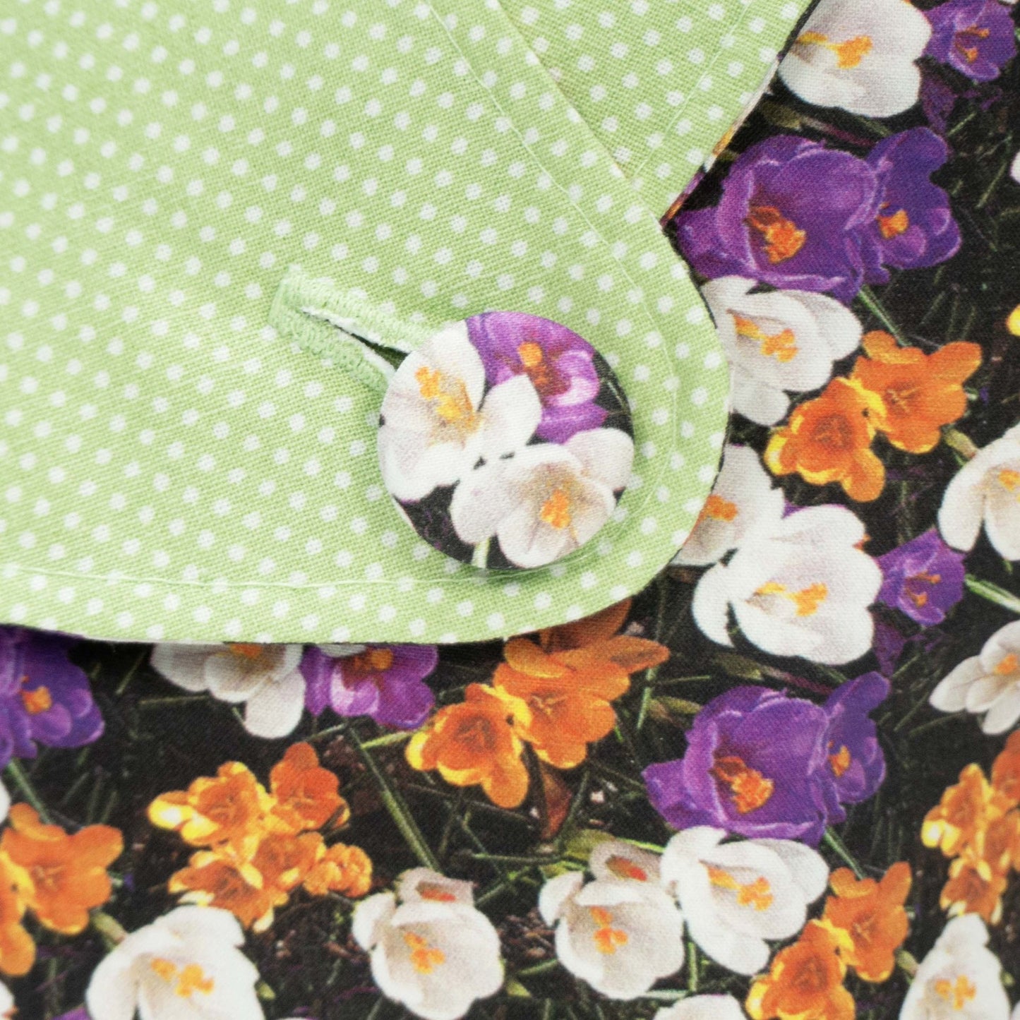 Crocus - Medium Llayover Knitting Tote / Knitting, Spinning, Crochet Project Bag