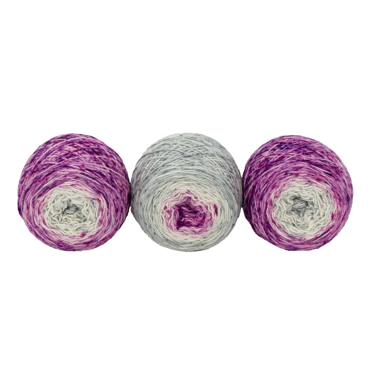 Full " Treasures Untold " - Llark SW BFL/Nylon Speckle Gradient Fingering Weight Yarn 100g Skein