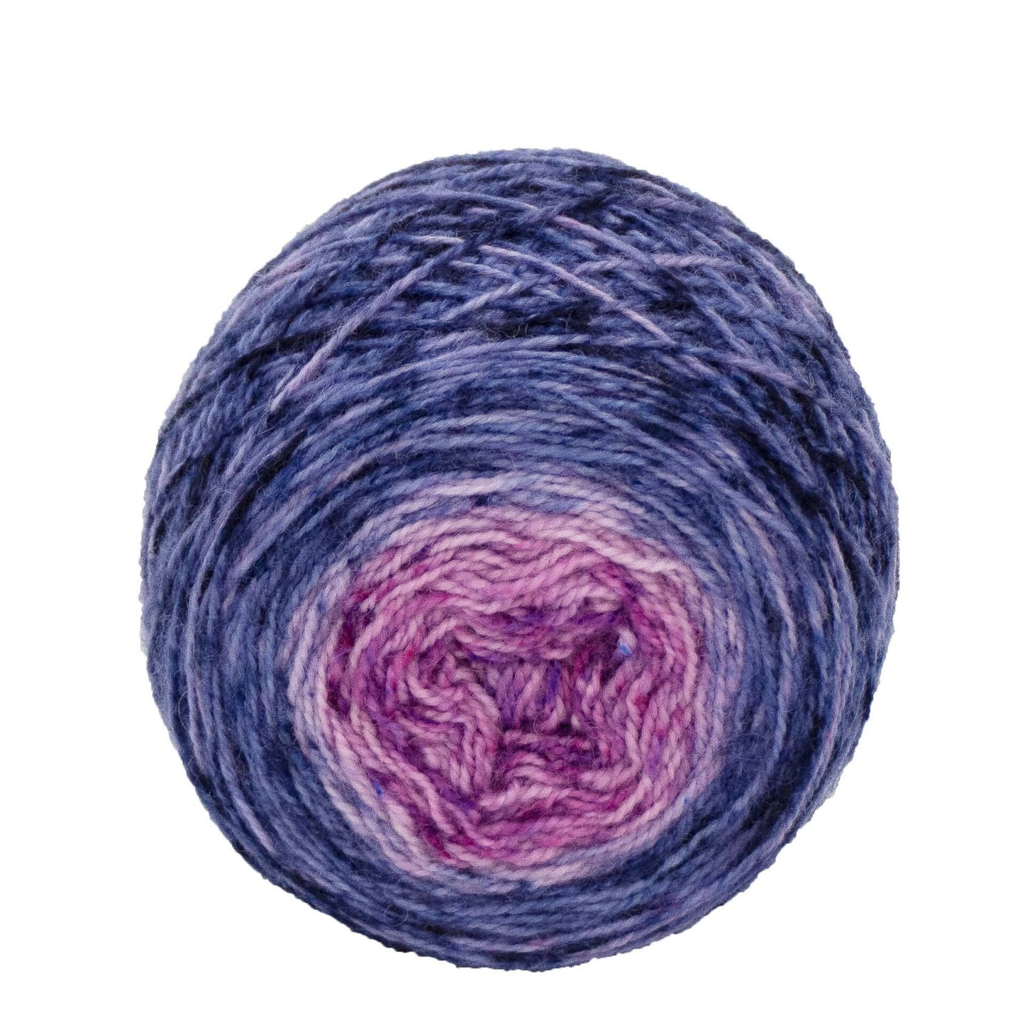 Full " Blueberry & Hibiscus " - Llark SW BFL/Nylon Speckle Gradient Fingering Weight Yarn 100g Skein