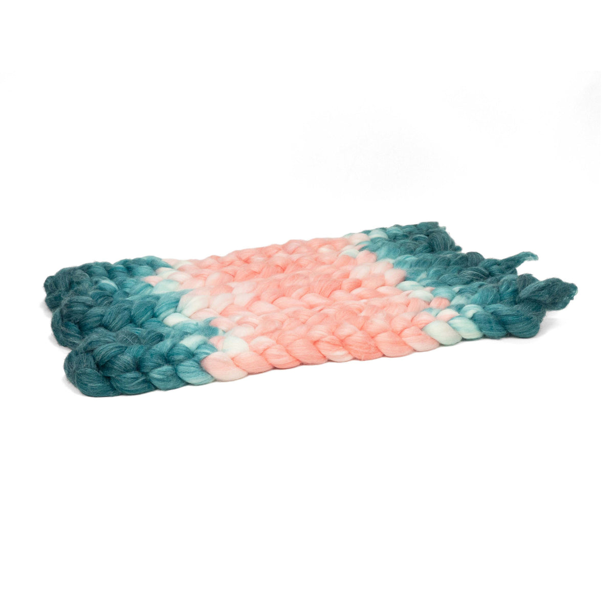 Heart's Center / Lleaf Handpainted SW Merino-Bamboo-Nylon Combed Top/ 4 oz.