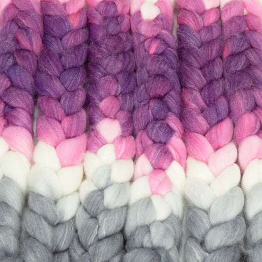 Villain / Lleaf Handpainted SW Merino-Bamboo-Nylon Combed Top/ 4 oz.