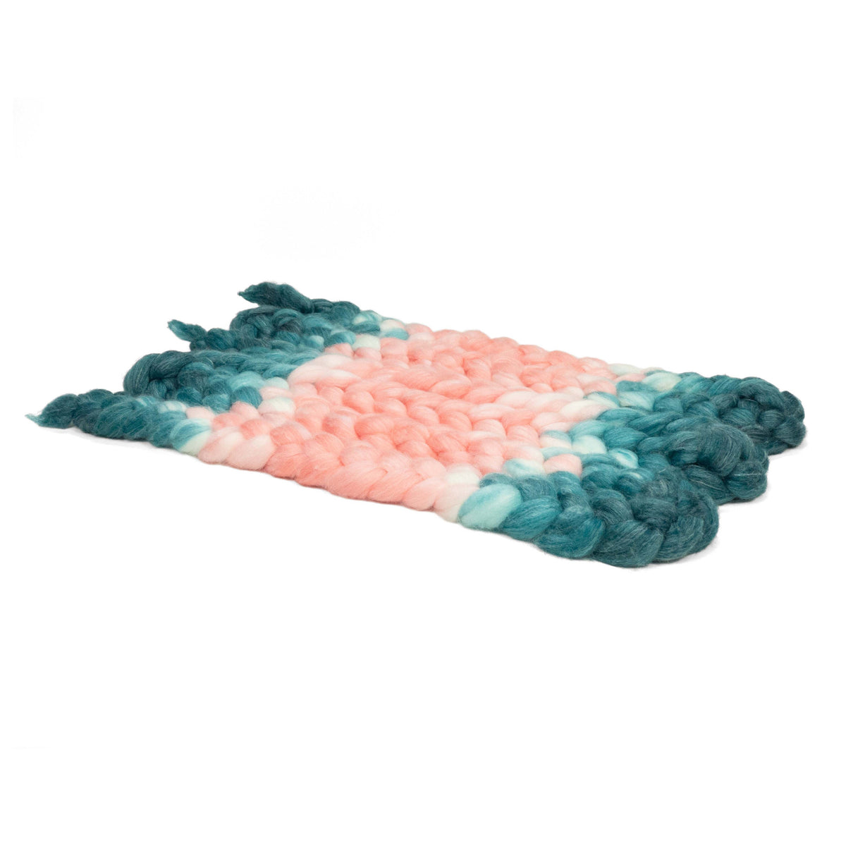 Heart's Center / Lleaf Handpainted SW Merino-Bamboo-Nylon Combed Top/ 4 oz.