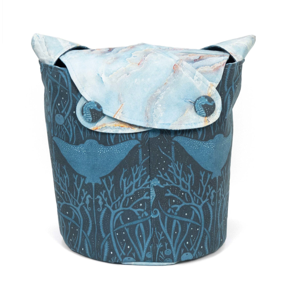 Wanta Manta - Medium Llayover Knitting Tote / Knitting, Spinning, Crochet Project Bag