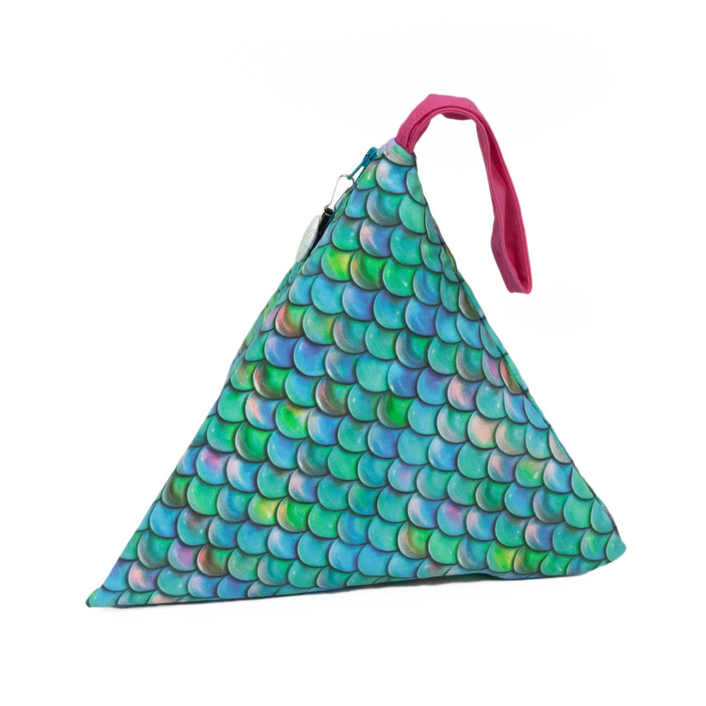 Mermaid Scales - Llexical Divided Sock Pouch - Knitting, Crochet, Spinning Project Bag