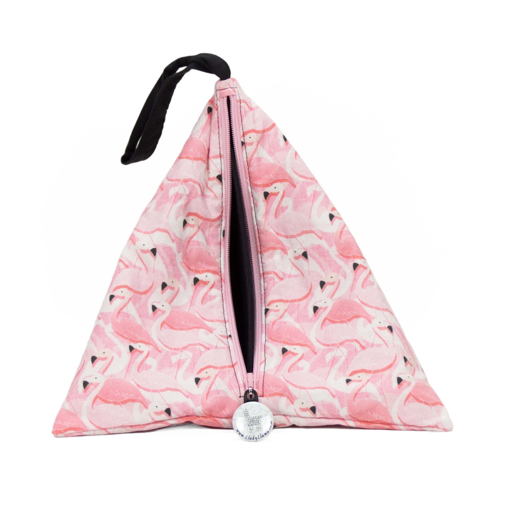 Flamboyance - Llexical Divided Sock Pouch - Knitting, Crochet, Spinning Project Bag