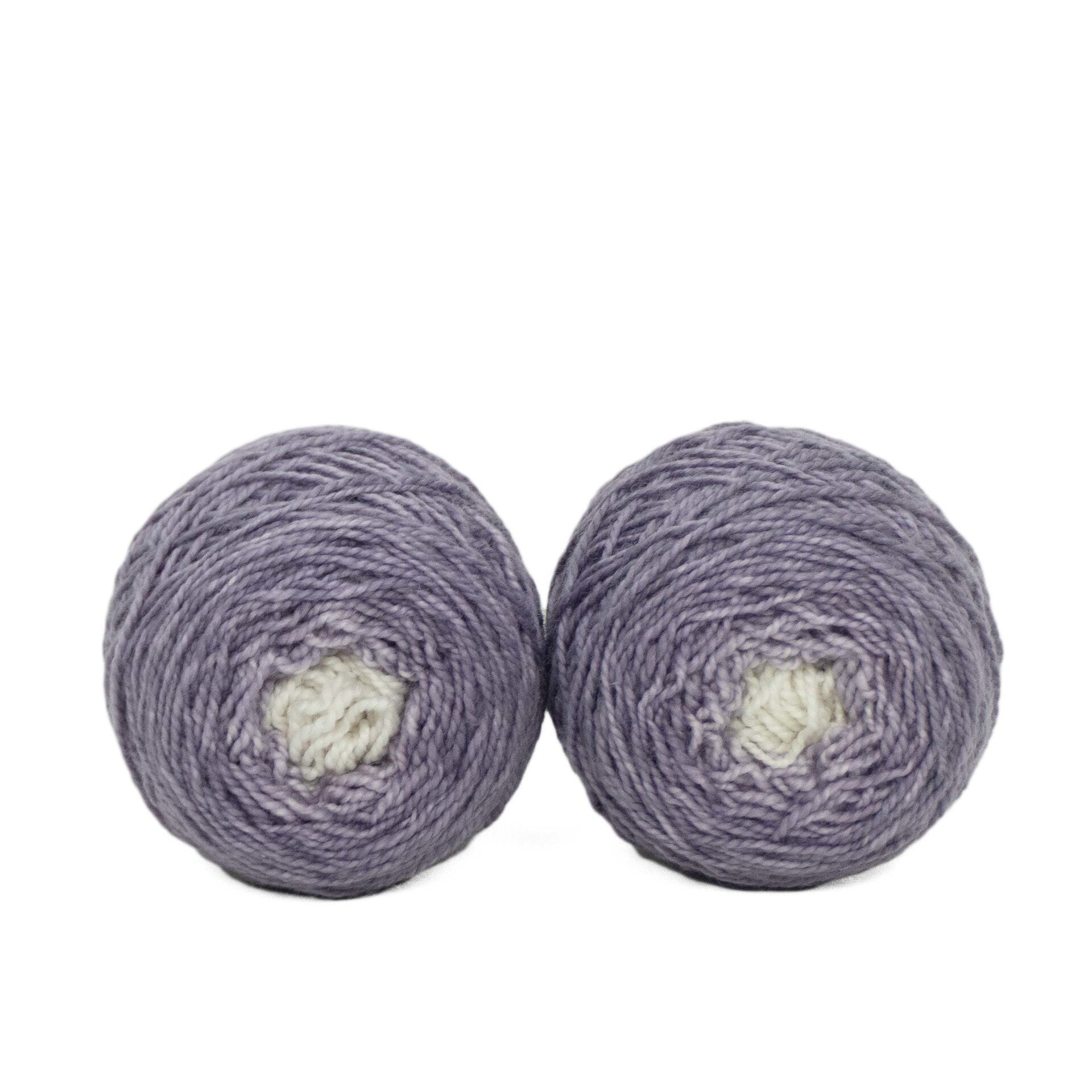 Amethyst - Lleap Shorty Sock Twins - Handpainted Semisolid Gradient Sock Yarn Set