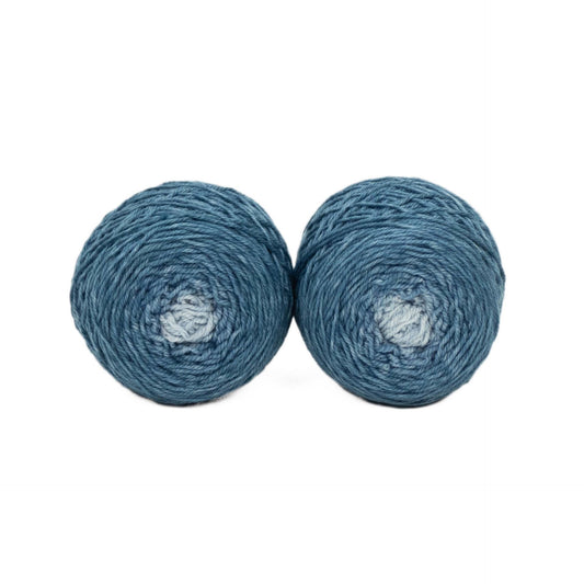 Fraternal Sock Twins - " London Fog " - Llark Hand Dyed Gradient Speckle Sock Yarn Set