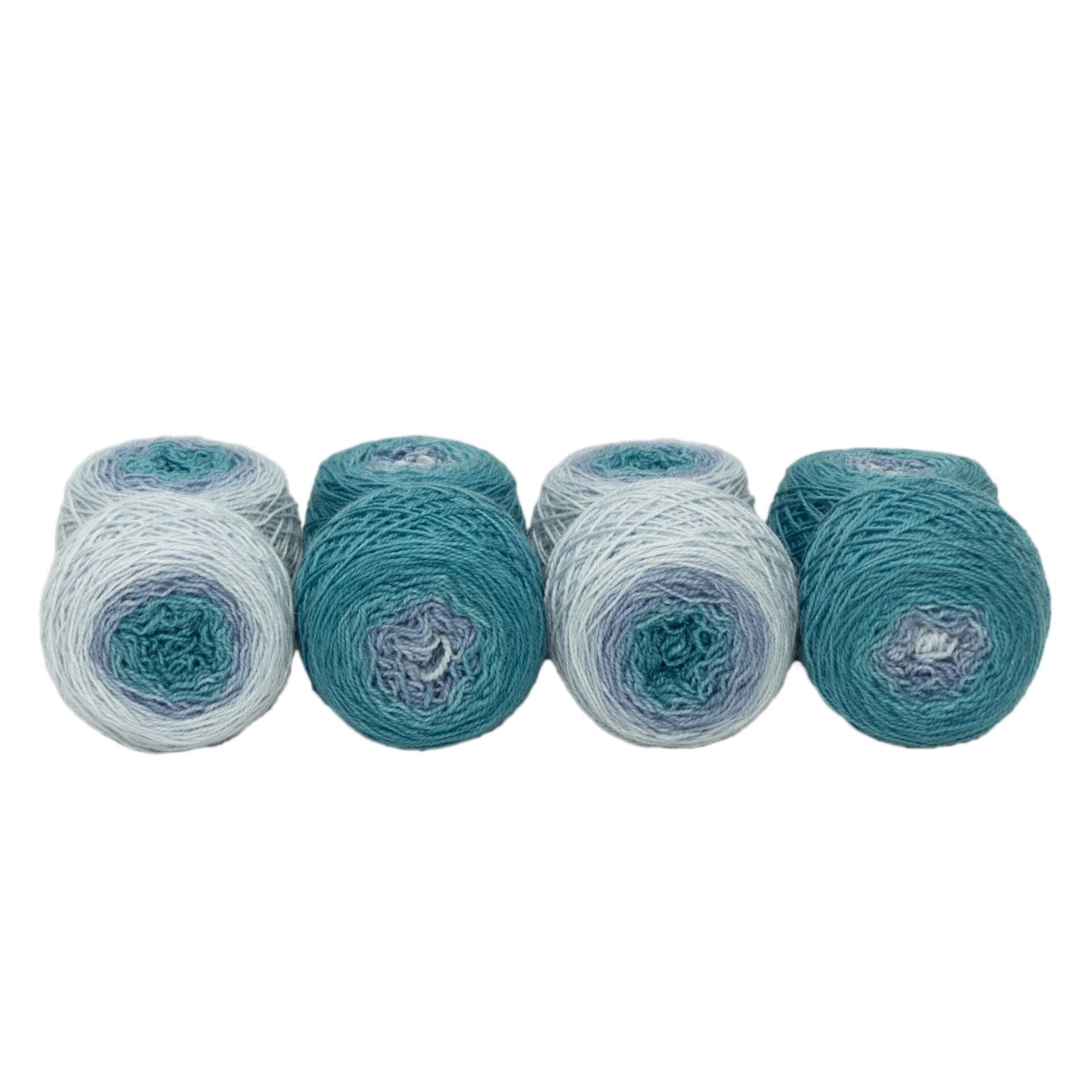 Boreas - Lleap Sock Twins - Handpainted Gradient Sock Yarn Set