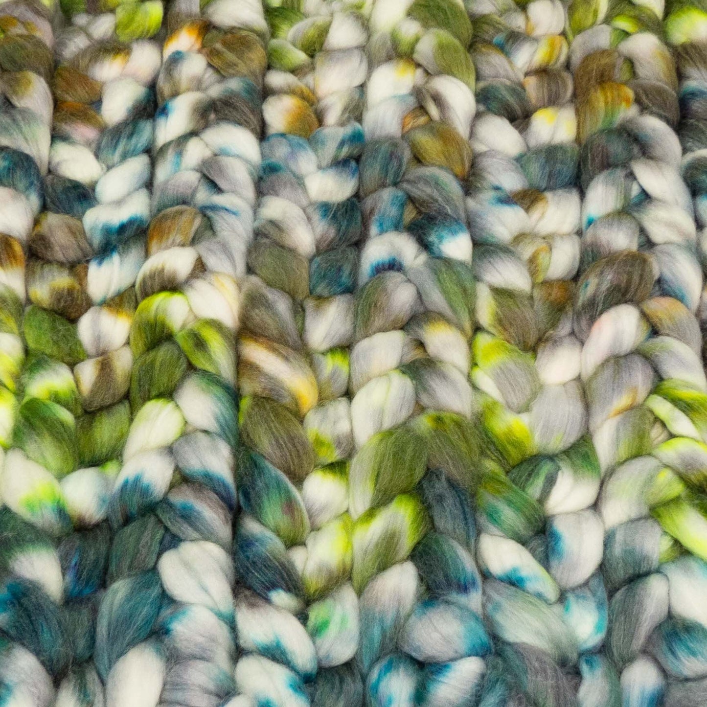 Urban Decay / Lleaf Handpainted SW Merino-Bamboo-Nylon Combed Top/ 4 oz.