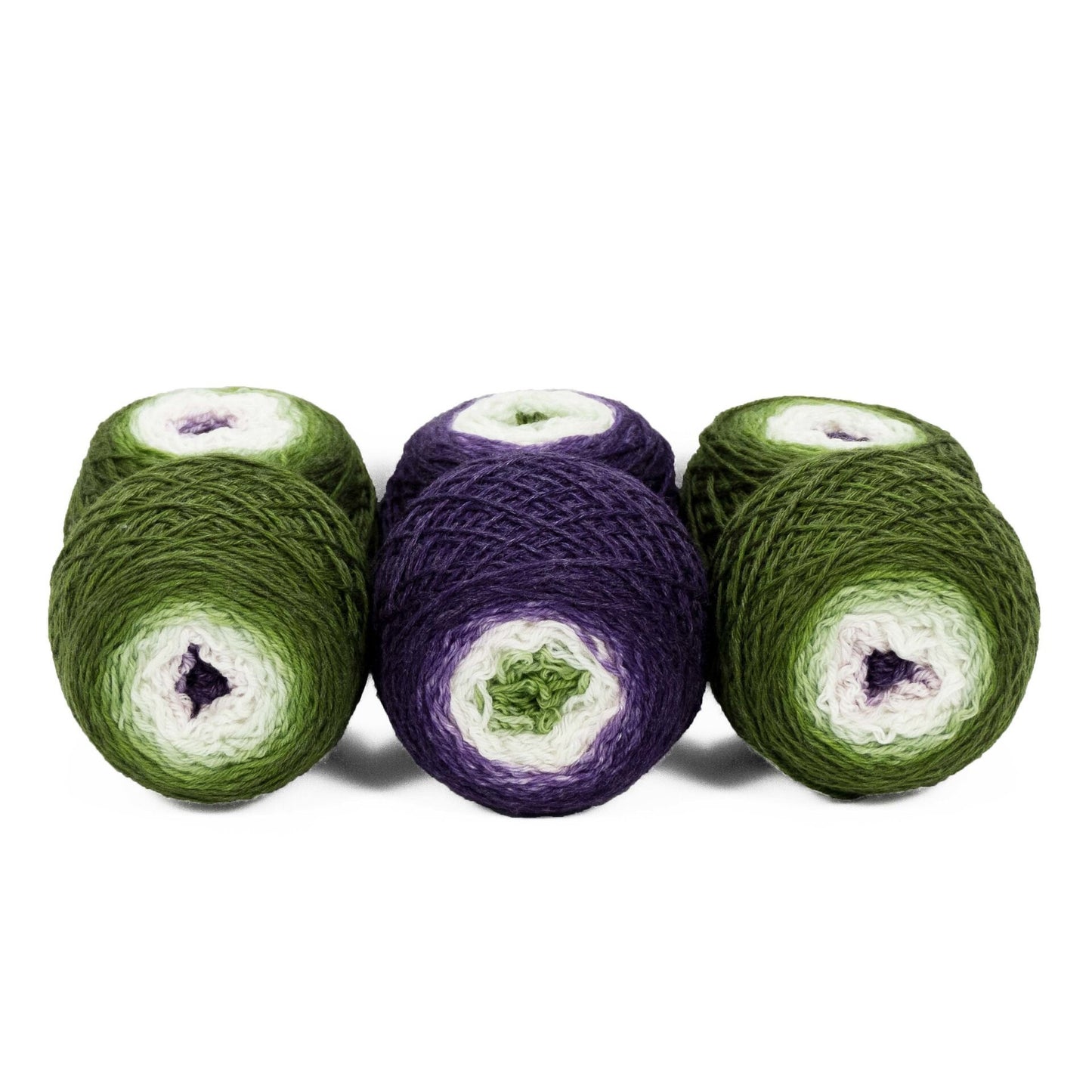 Sock Twins " Fruit Of The Vine " - Lleaf SW Merino/Bamboo Handpainted Gradient Sock Yarn Set