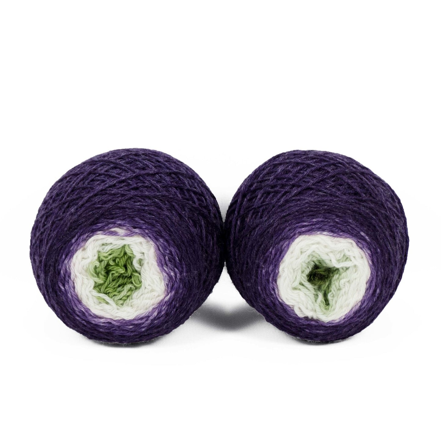 Sock Twins " Fruit Of The Vine " - Lleaf SW Merino/Bamboo Handpainted Gradient Sock Yarn Set