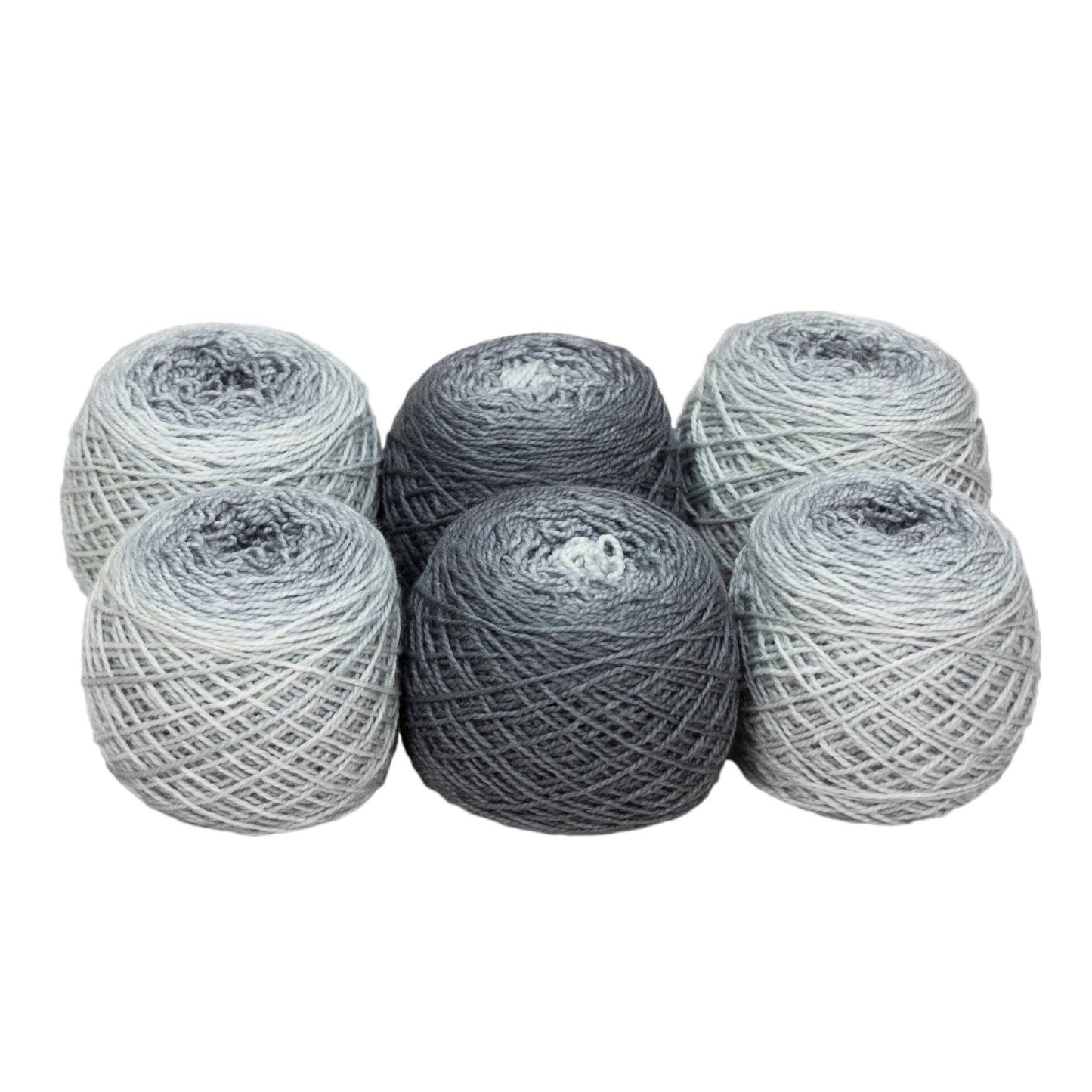 Sock Twins " Crone " - Lleap SW Merino/Nylon Handpainted Gradient Sock Yarn Set