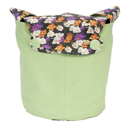 Crocus - Medium Llayover Knitting Tote / Knitting, Spinning, Crochet Project Bag