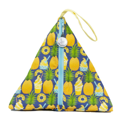 Pineapple Paradise - Llexical Divided Sock Pouch - Knitting, Crochet, Spinning Project Bag