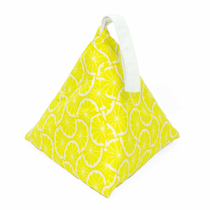 Lemonade - Llexical Divided Sock Pouch - Knitting, Crochet, Spinning Project Bag