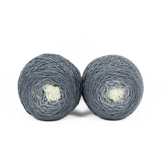 Sock Twins " Crone " - Lleaf SW Merino/Bamboo Handpainted Gradient Sock Yarn Set