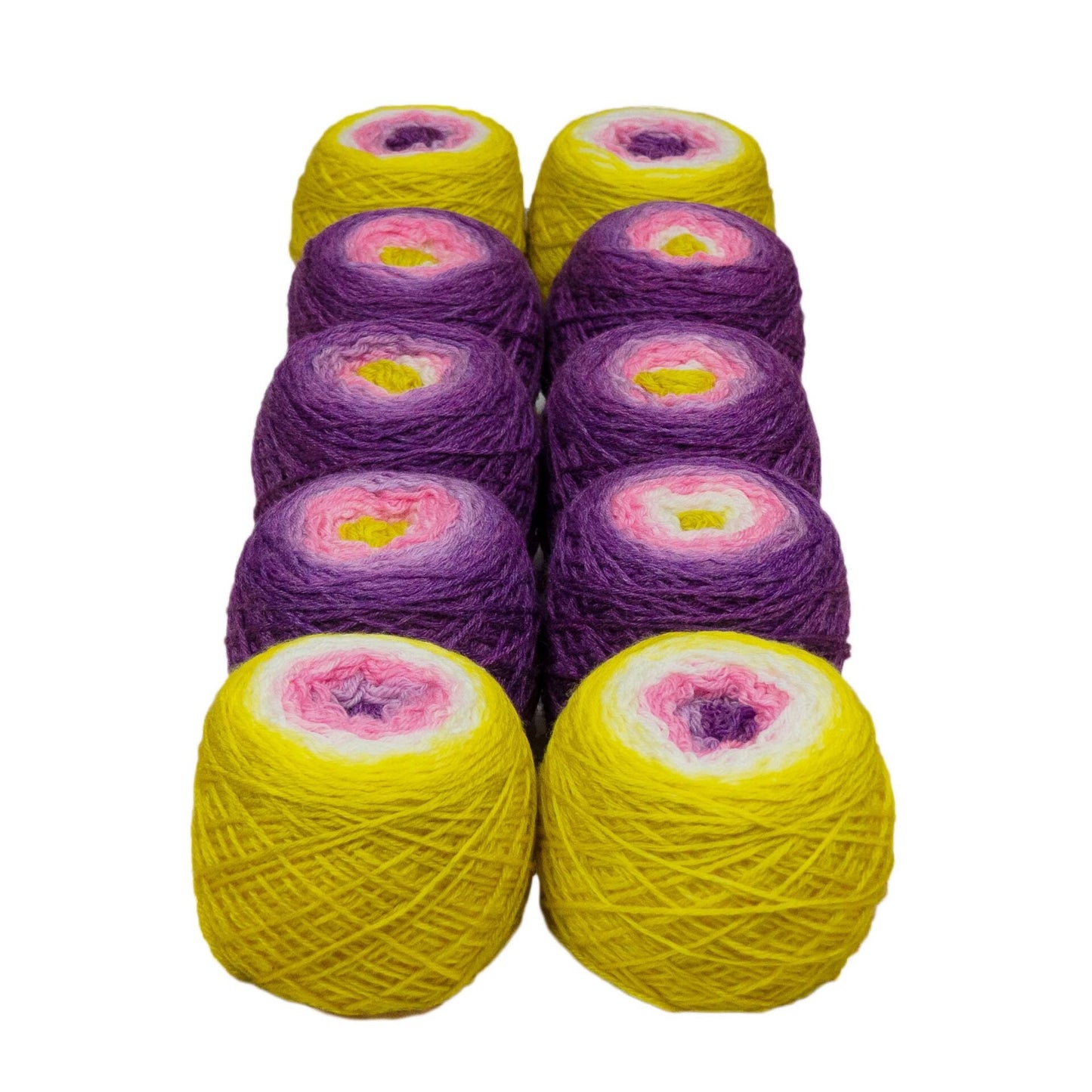 Sock Twins " Princess Zelda " - Lleaf SW Merino/Bamboo Handpainted Gradient Sock Yarn Set