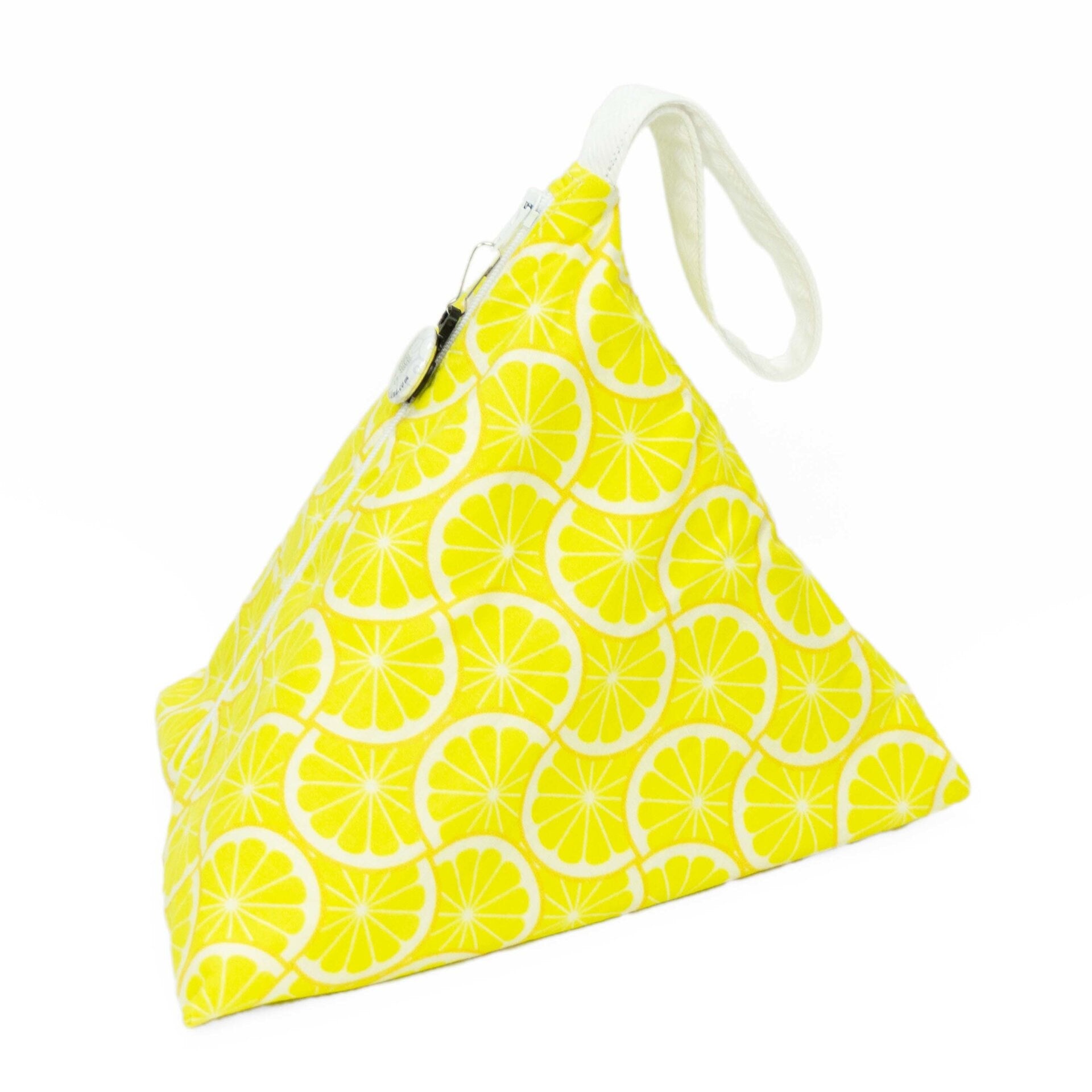 Lemonade - Llexical Divided Sock Pouch - Knitting, Crochet, Spinning Project Bag