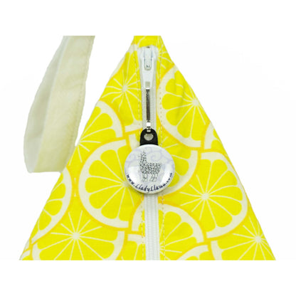 Lemonade - Llexical Divided Sock Pouch - Knitting, Crochet, Spinning Project Bag