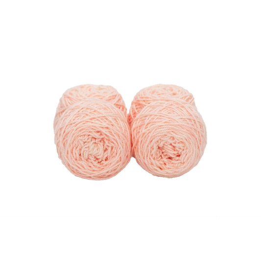 Wee " Rose Quartz " - 20g Lleap SW Merino/Nylon Hand Dyed Semisolid Fingering Weight Yarn Mini Skein