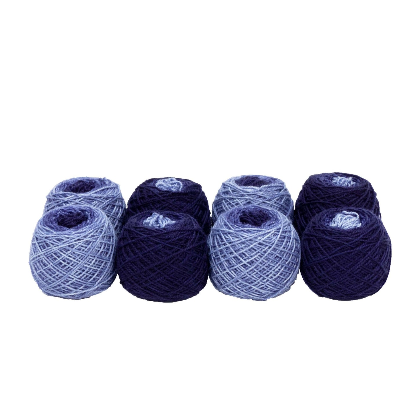 Shorty Sock Twins " Midnight Hour " - Lleap SW Merino/Nylon Handpainted Semisolid Gradient Sock Yarn Set