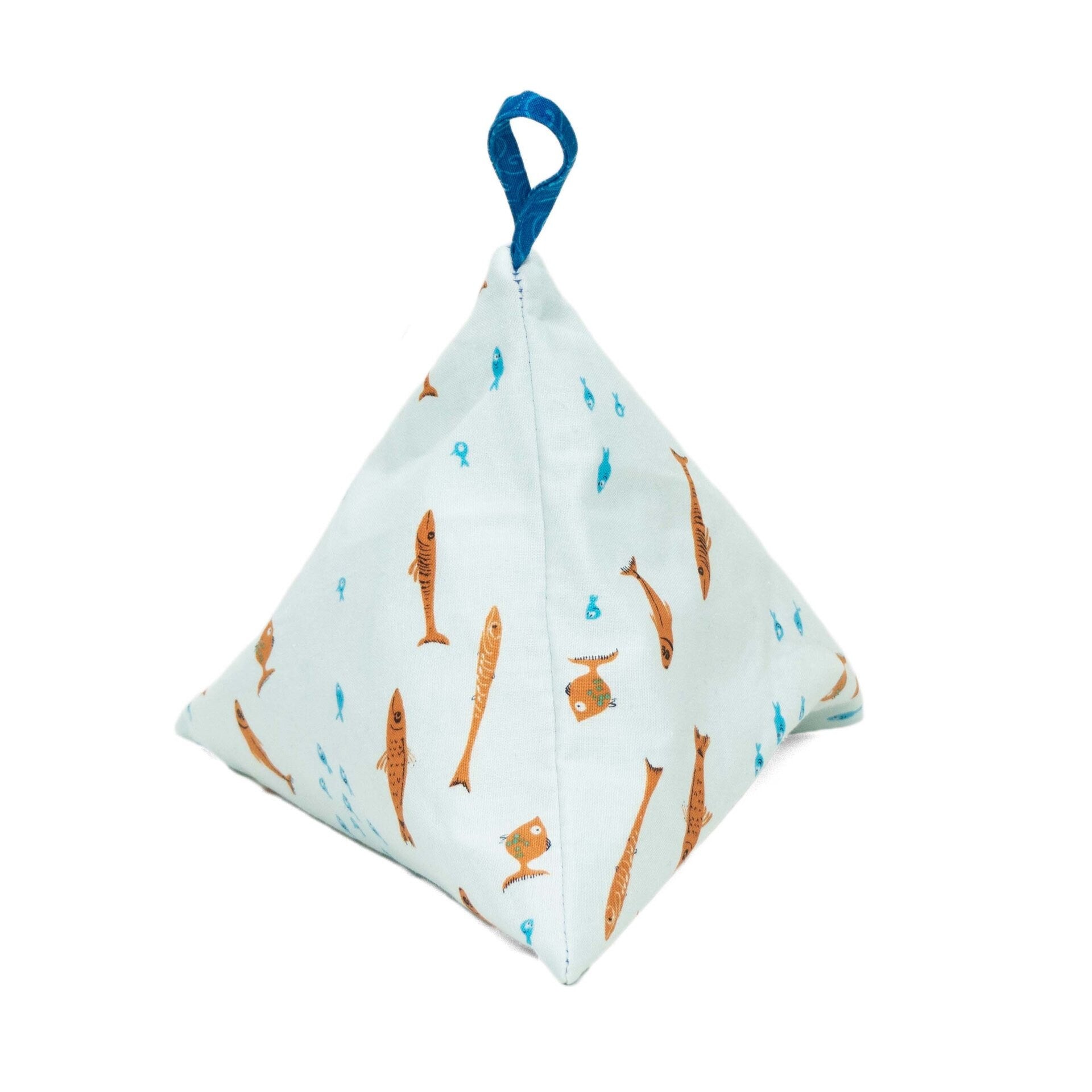 Fishies - Llexical Notions Pouch - Knitting, Crochet, Spinning Accessory Bag