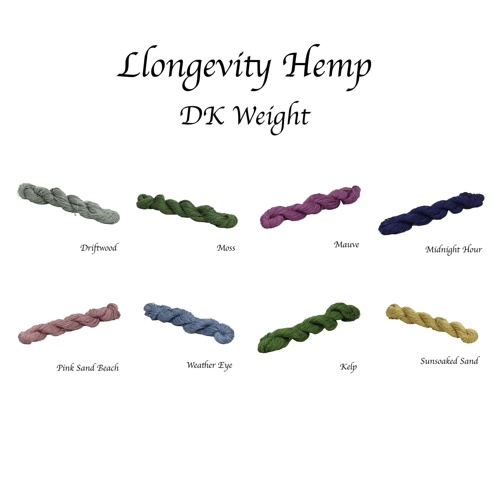 Llongevity Hemp 6-Ply DK Weight Yarn